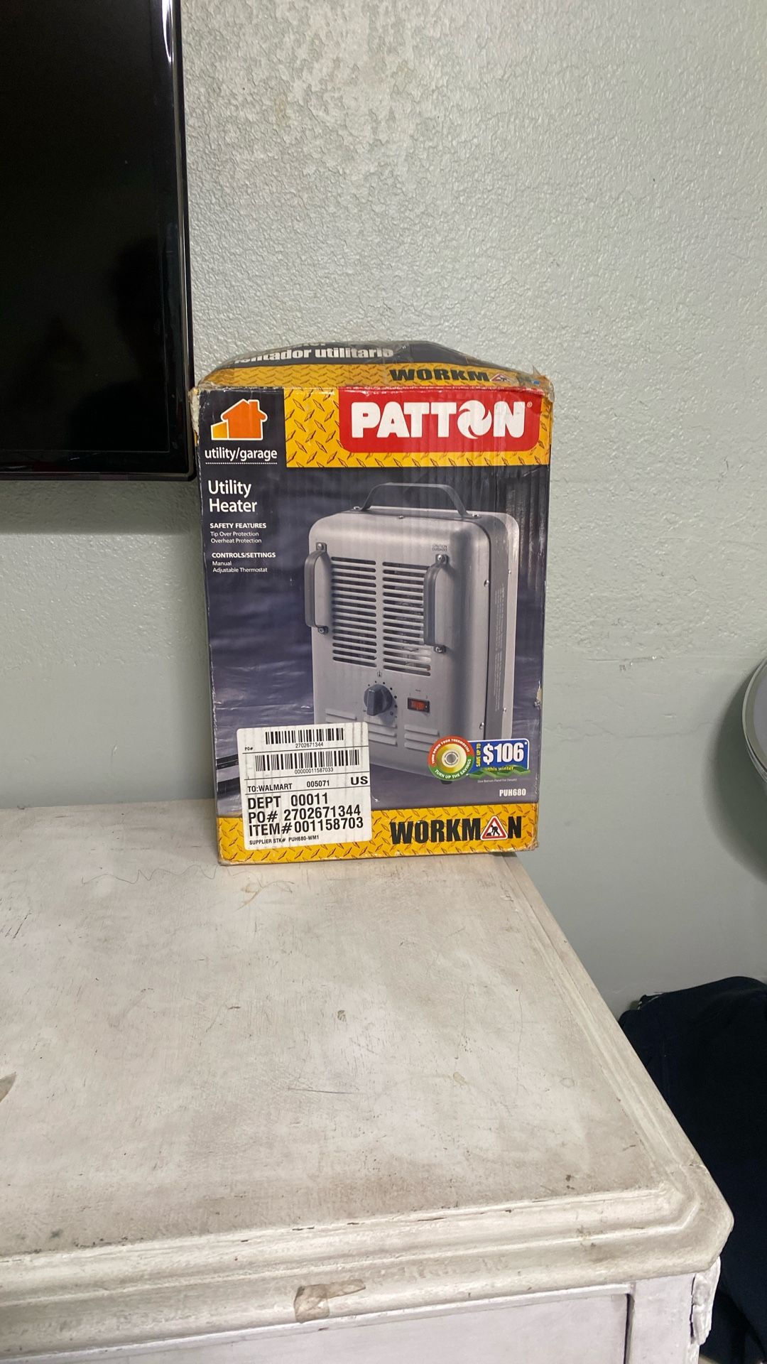 Like New Pattin Utility Heater $60 Negotiate 