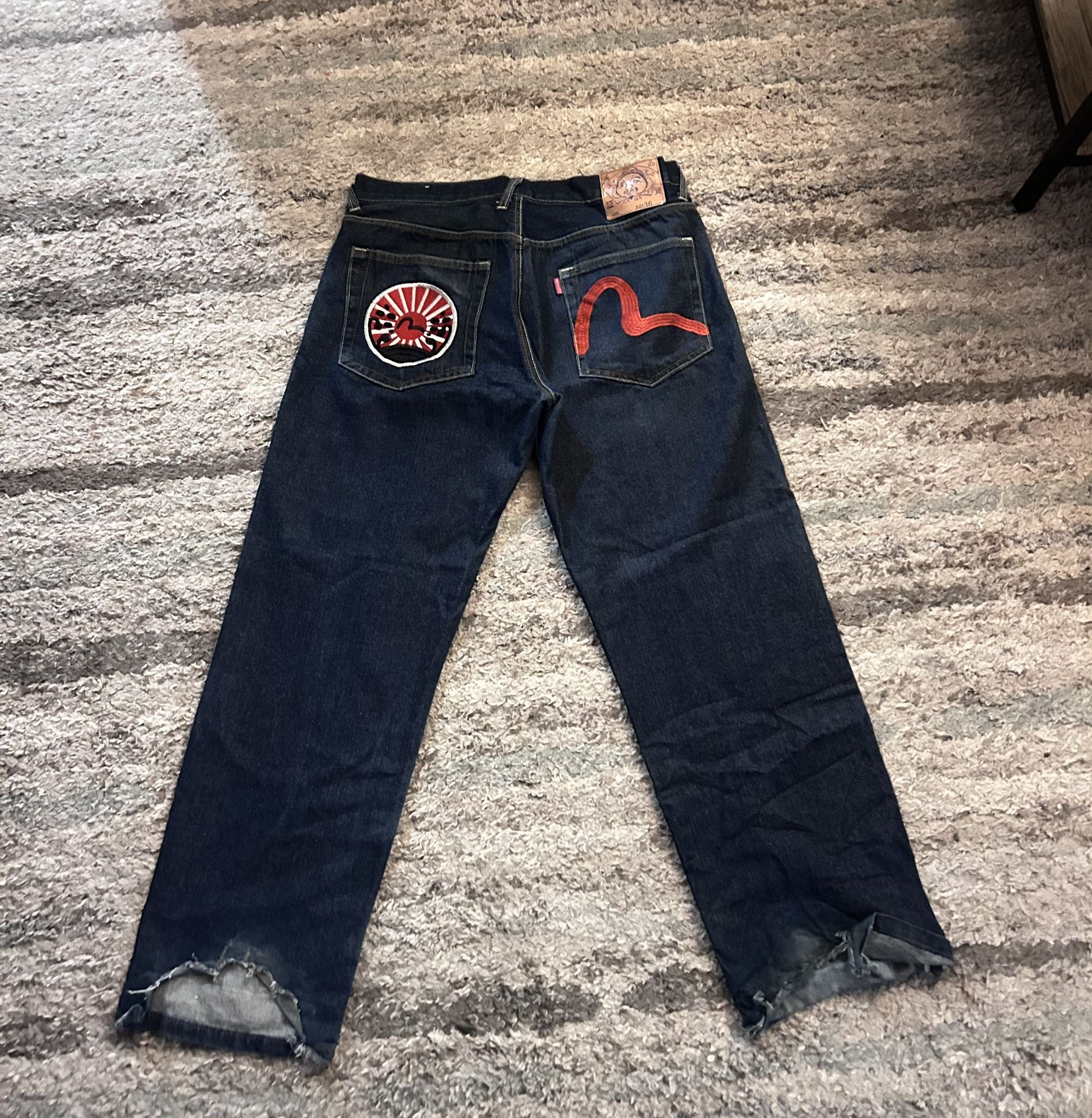evisu baggy jeans
