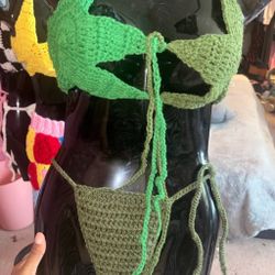 CROCHET star bikini set