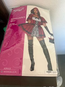 Red Riding hood women's costume size Medium 8-10