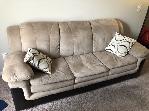 Tan Brown Microfiber Sofa For In West Columbia Sc Offerup Tan Brown Microfiber Sofa