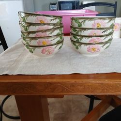 Franciscan Desert Rose Oatmeal Bowls