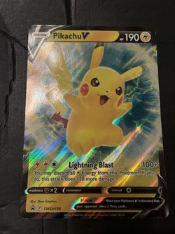 Pikachu V Solo card
