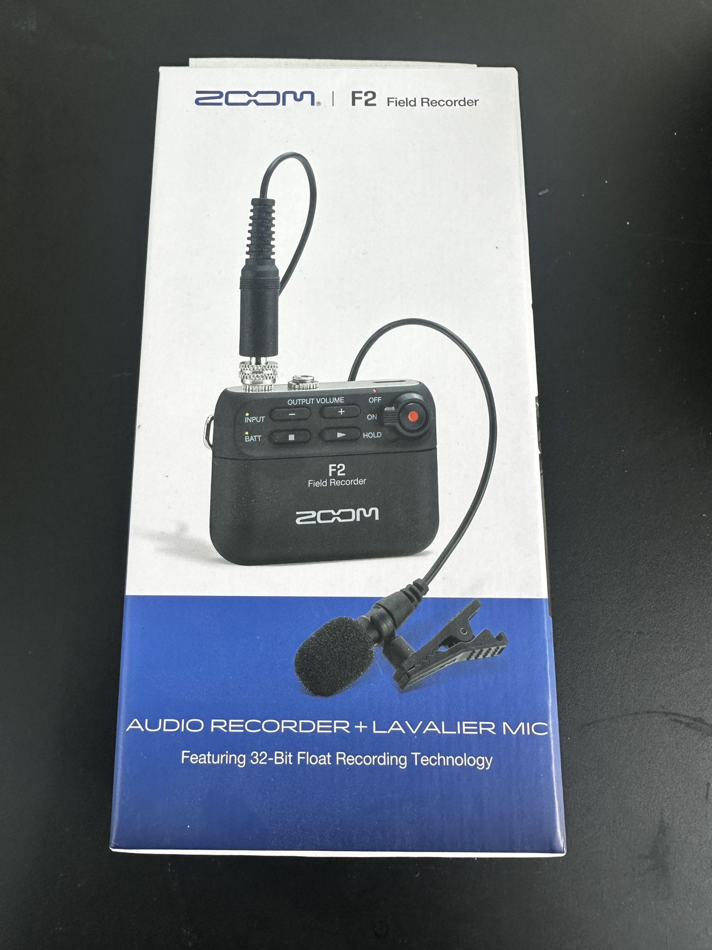 Zoom F2 Field Recorder + Lavalier Mic