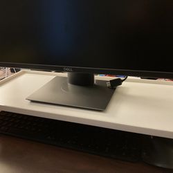 Poppin White Monitor Stand