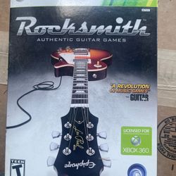 Xbox360 Rocksmith Guitar Game