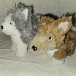 2 American Girl Plush Dogs