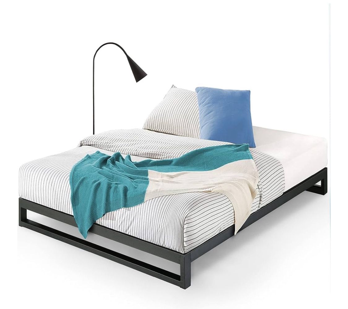Zinus 7" Trisha Platforma Bed Frame in excellent condition. In Huntington Beach. Price is firm.