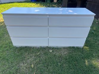 White dresser