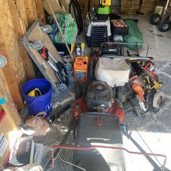 Hiking fishing camping lawnmower And More 