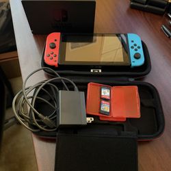 Nintendo switch System With 2 Games 