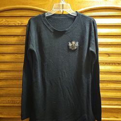 CLEARANCE!  ONLY 2!   WOMENS ALMATTI LARGE BLACK TUNIC SWEATER