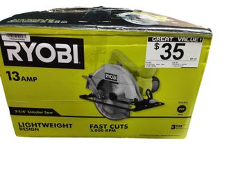 Ryobi Csb125 Green Corded Circular Saw