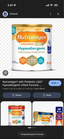 Hypoallergenic Formula