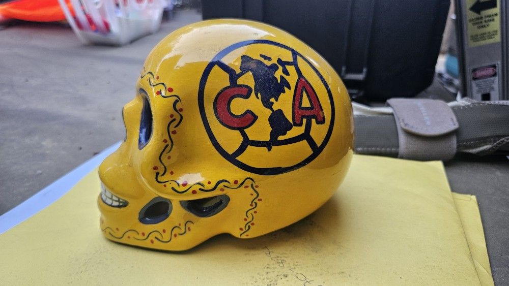 Club America Skull Figure