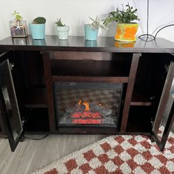 Entertainment Center With Heater
