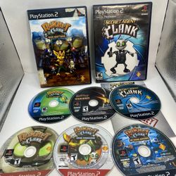 PlayStation 2 Ratchet & Clank Collection / 6 Titles Bundle Lot PS2 