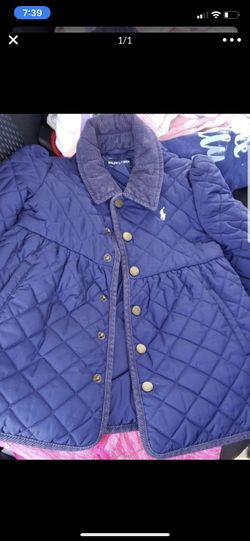 Girls size 6 polo jacket