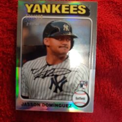 Jasson Dominguez Rookie Card 