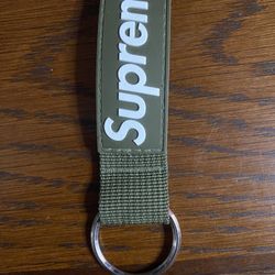 Supreme Olive Green Keychain 