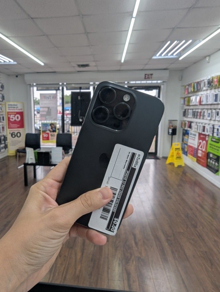 iPhone 15 Pro Unlocked 256gb $99 Down