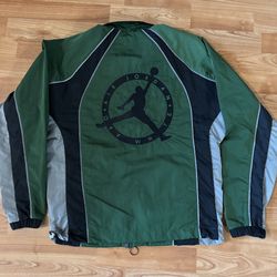 Green and black Jordan x off white Virgil Sz XS windbreaker jordan nike 