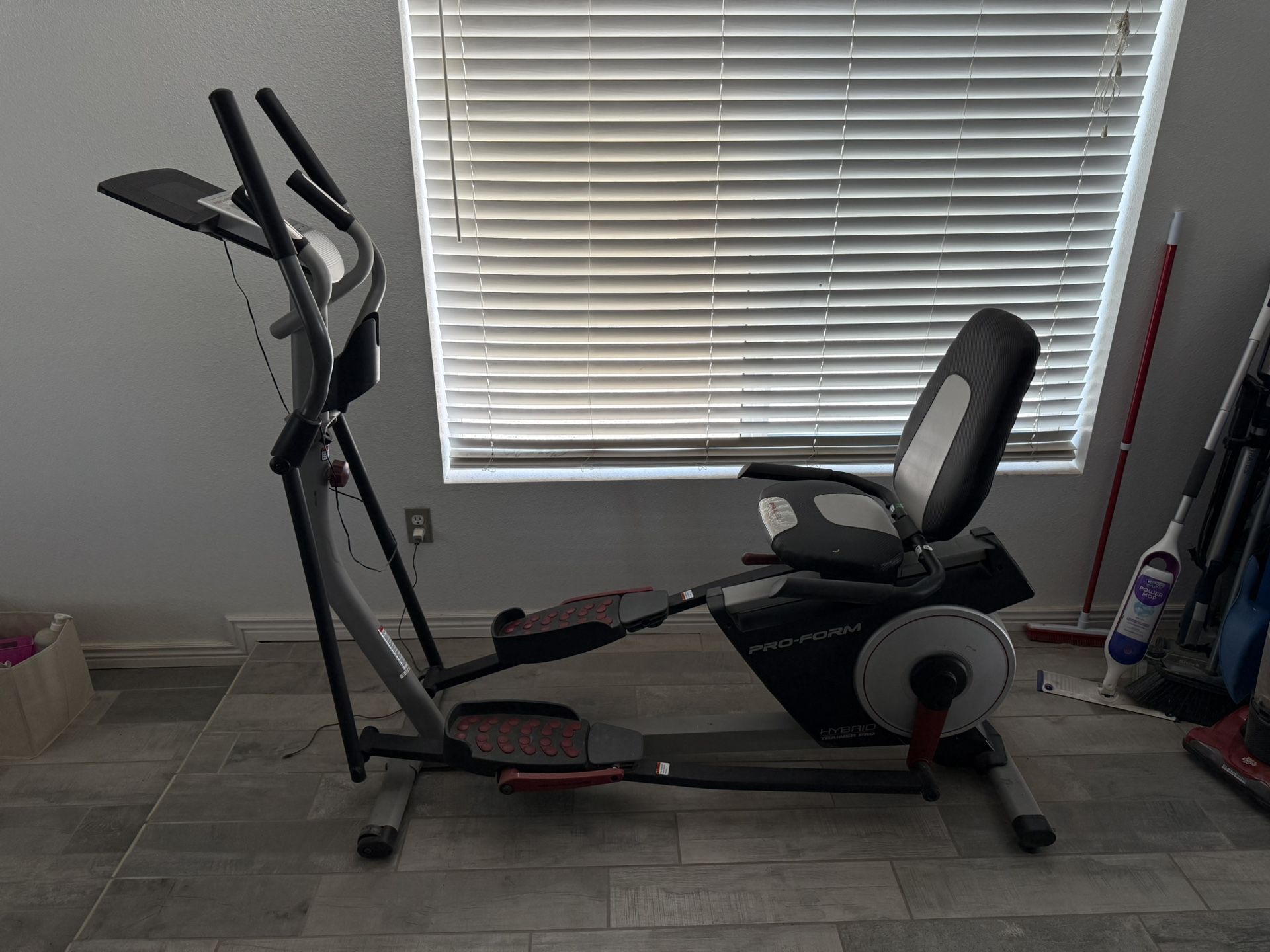 Proform Hybrid Recumbent Bike And Rear Drive Elliptical