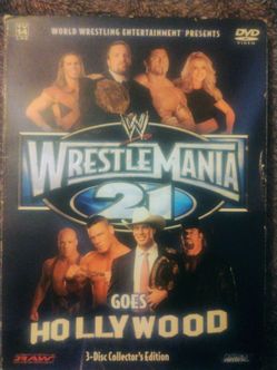 Old WWE WrestleMania and greatest hits DVDs
