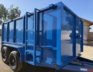 New 8x4x12 Smooth Walls Hydraulic Dump Trailer With Diamond Fenders 🔥