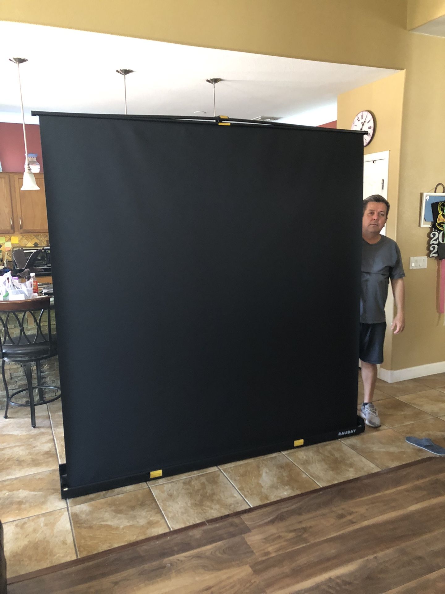 Raubay CHS2000 Black Backdrop Screen, New