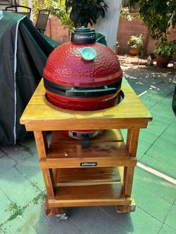 Kamado Joe Classic Joe II Stand Alone 18-in W Blaze Red Kamado Charcoal Grill