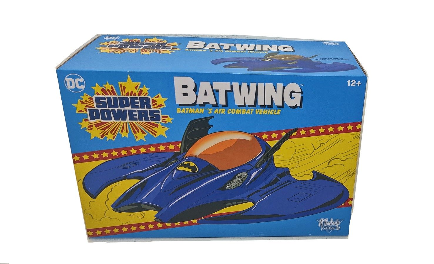 Batwing Batman's Air Combat Vehicle Super powers By McFarlane Toys Brand New, Unopened, And Still Factory Sealed