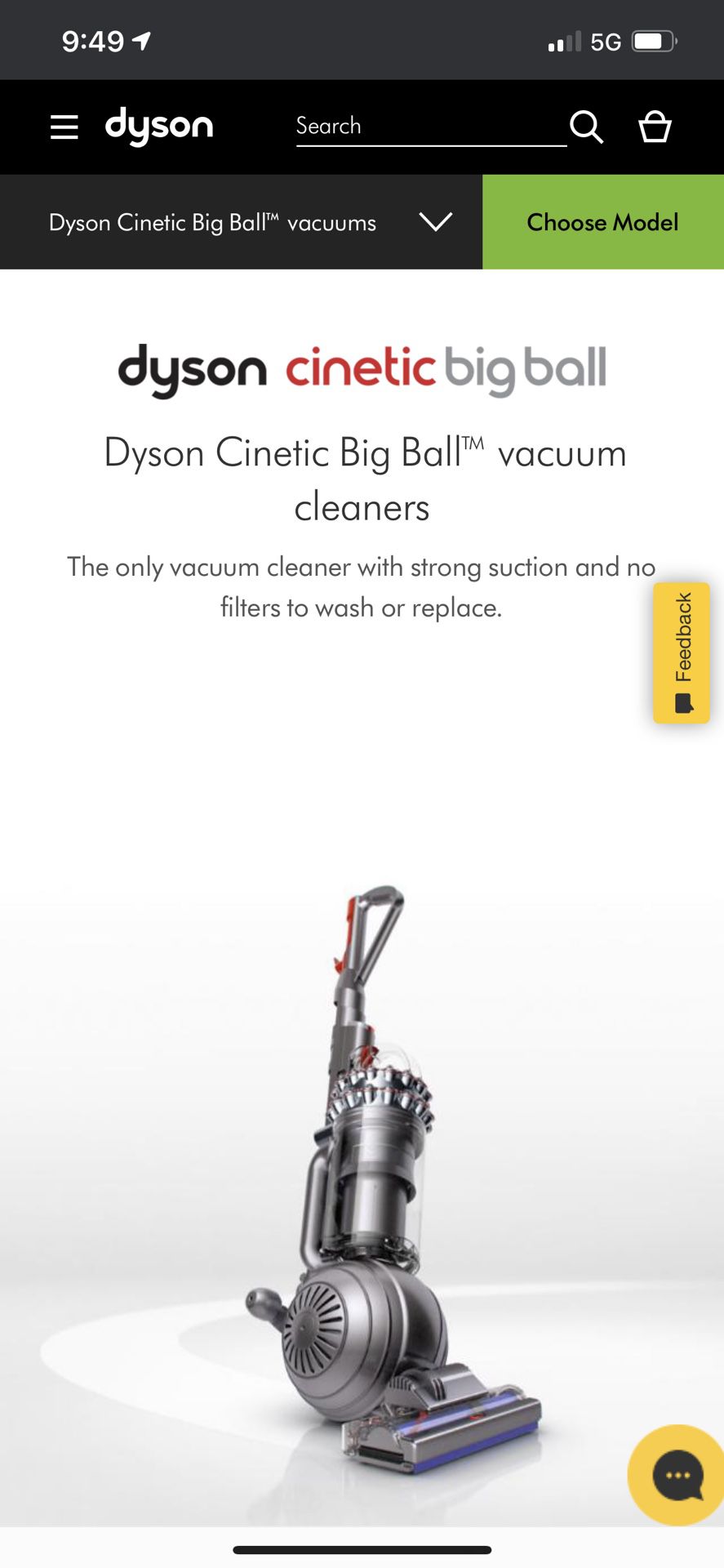 Dyson big ball cinetic brand new