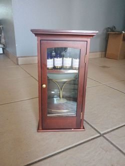 Aromatherapy Cabinet with Essential Oils and Oil Burner