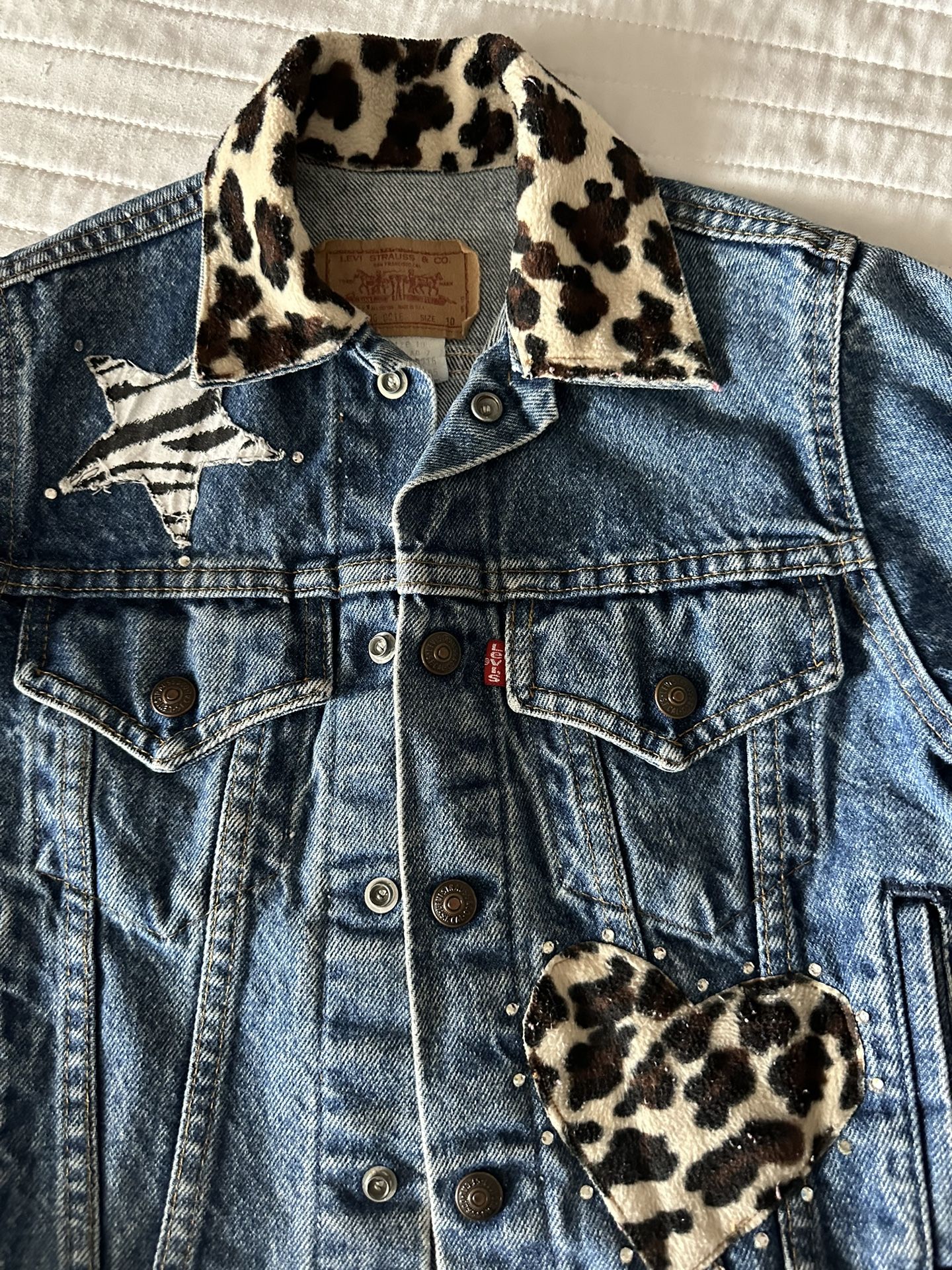Jeans Jacket Levi’s Cowgirl 7/8 Years Girl