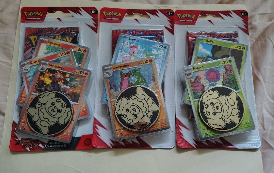 New Pokémon Scarlet & Violet Destined Rivals Blister Packs Pokemon Cards Pack