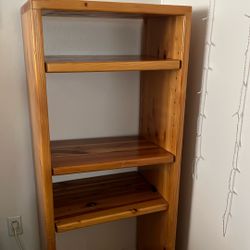 Solid Wood Bookshelf / Storage Shelf