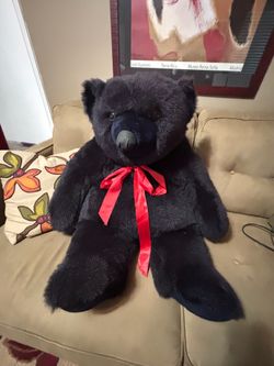 Large Black Bear stuffed animal