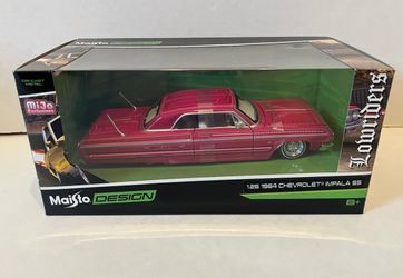 Maisto Mijo 1964 Chevy Impala SS Pink Lowrider 1/24 Model Car