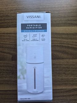 Vissani 10 oz. portable cool mist humidifier