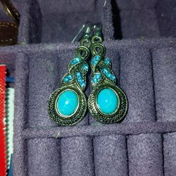 Turquise Ear Rings For The Mrs!