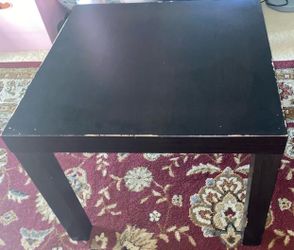 IKEA black table