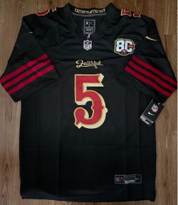 Mike Evans 49ers Rivalries Stitched Jersey 80th Anniversary small medium large XL 2X 3X 4X 5X 6X