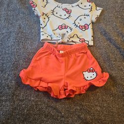 Toddler Girl Hello Kitty Set