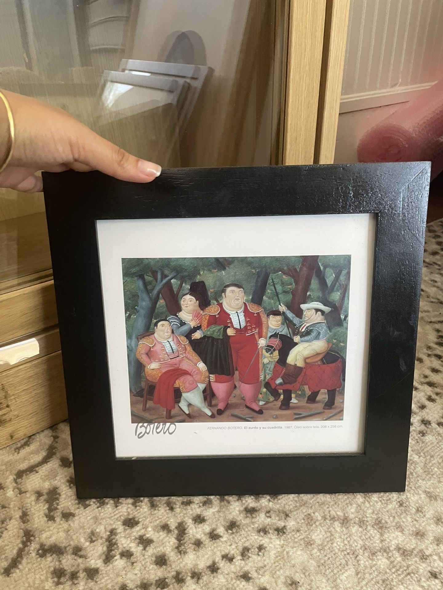 Fernando Botero, “El Zurdo Y Su Cuadrilla” Print