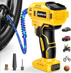 NEW - Tire Inflator Cordless Air Compressor With LED Light