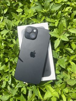 iPhone 15 Matt Black Dual Rear Cameras