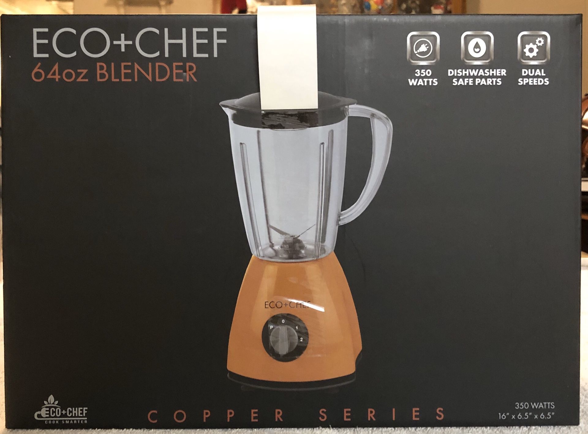 ECO+CHEF 64 oz. Blender, Copper Series