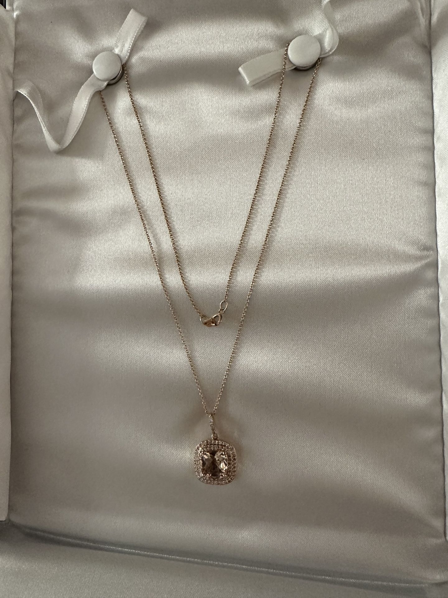 Rose Gold Diamond Necklace