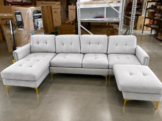 NEW-Grey Sofa